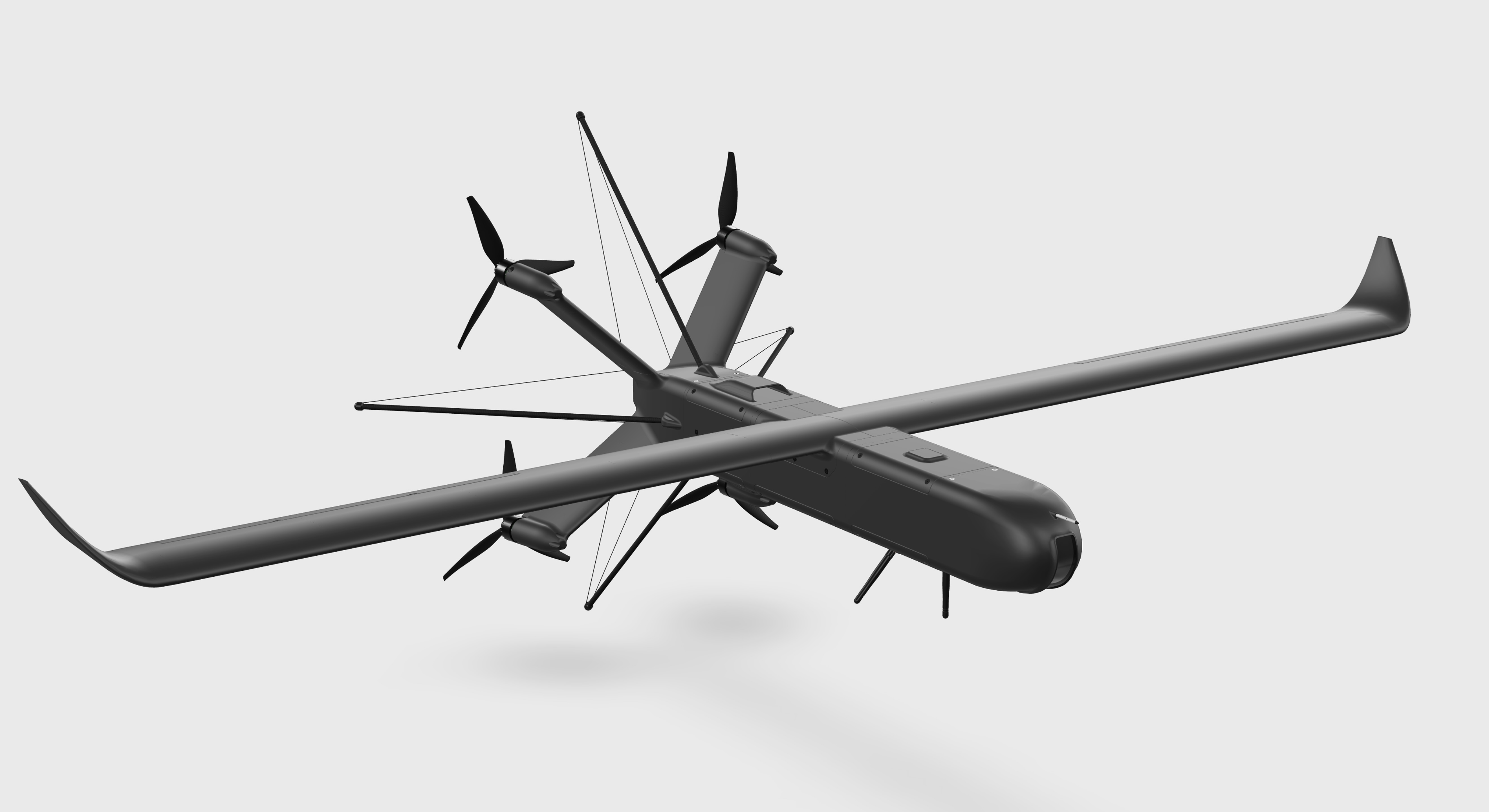 Kōmori aircraft render on a light background